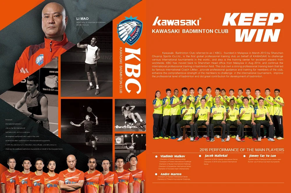 Kawasaki Professional Badminton Shoes Breathable Anti-Slippery Sport Shoes