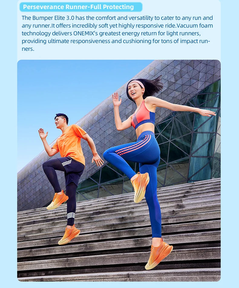 ONEMIX New Cushioning Running Shoes Men Suitable Heavy