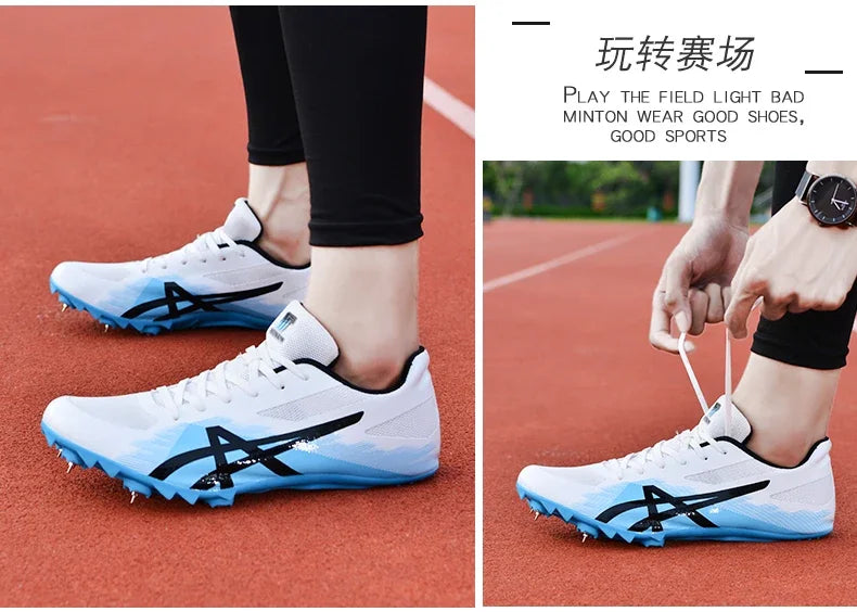Man Professional Track Spike Shoes Track Field Sport
