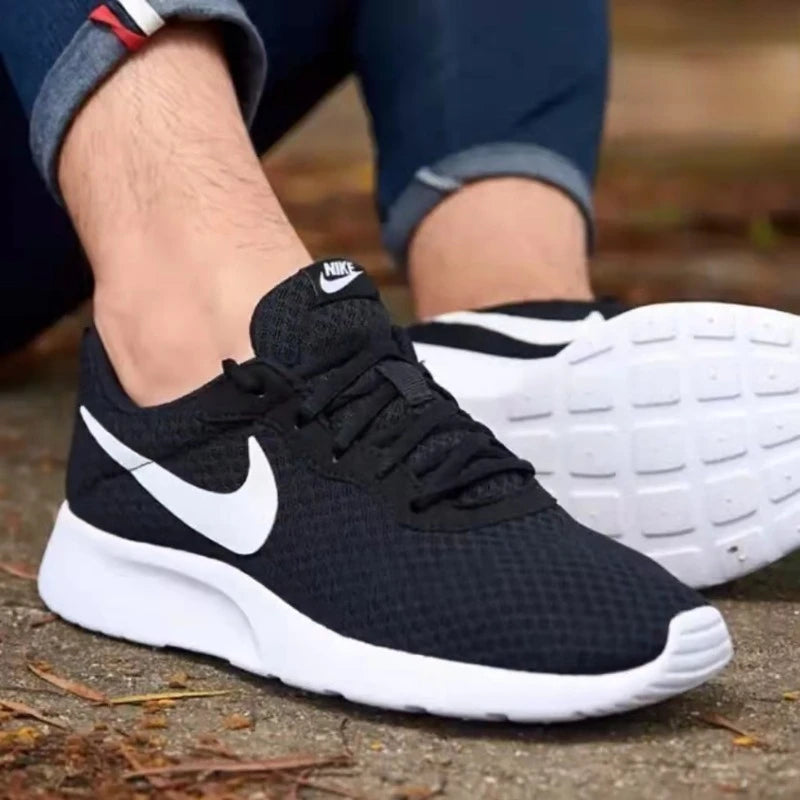 Nike Tanjun Black White Unisex Summer Mesh Breathable