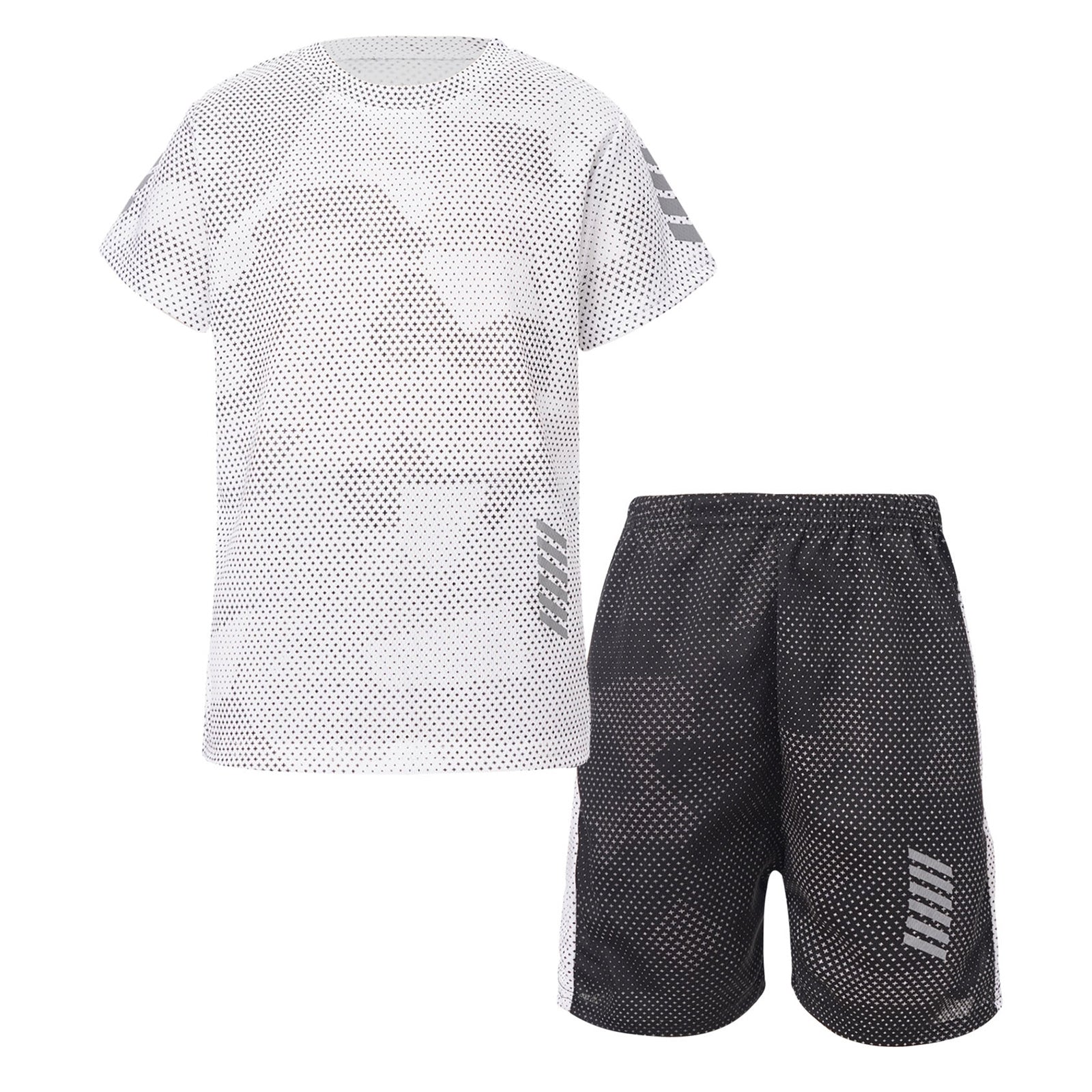 Kids Boys Quickly Dry Breathable Sports Sets Short