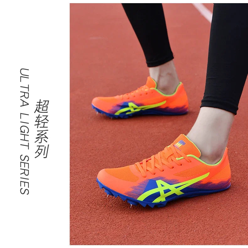 Man Professional Track Spike Shoes Track Field Sport