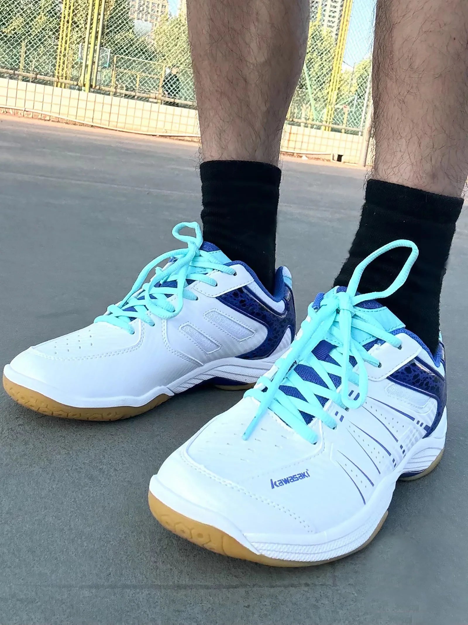 Kawasaki Professional Badminton Shoes Breathable Anti-Slippery Sport Shoes