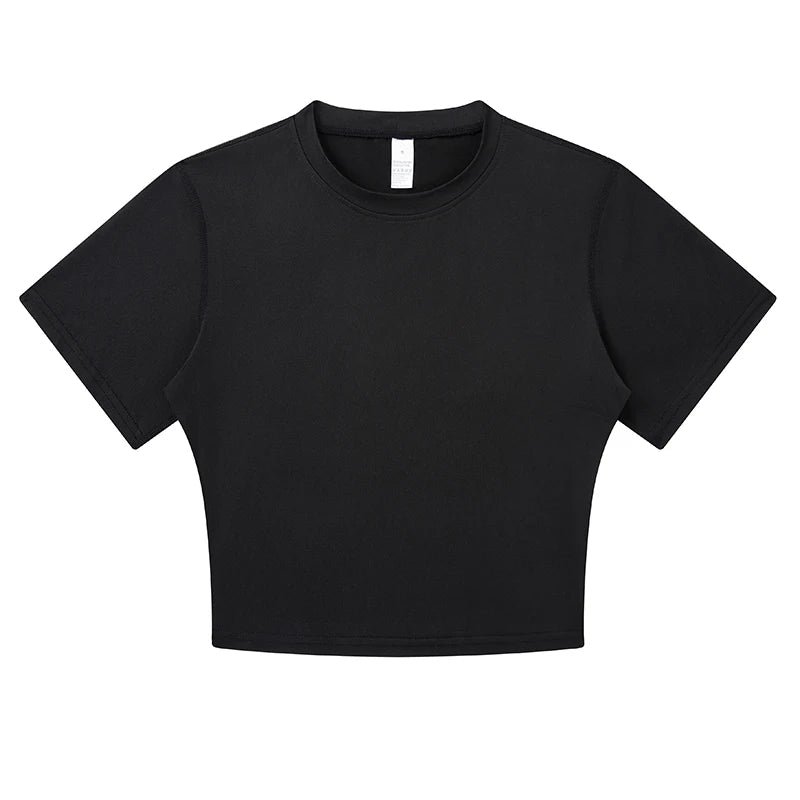 Women's Compression Shirt Short Sleeve Athletic Yoga Running