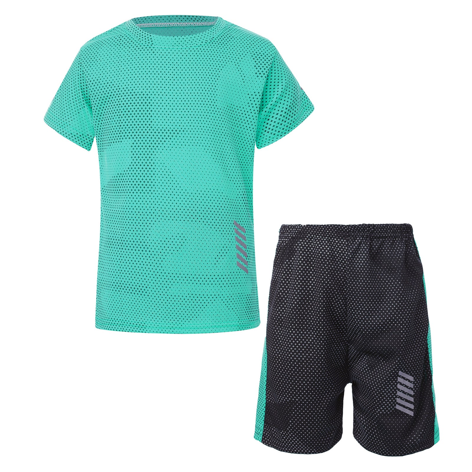 Kids Boys Quickly Dry Breathable Sports Sets Short