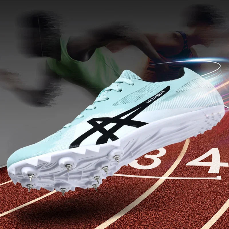 Man Professional Track Spike Shoes Track Field Sport