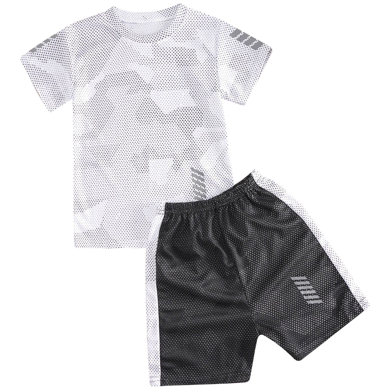 Kids Boys Quickly Dry Breathable Sports Sets Short