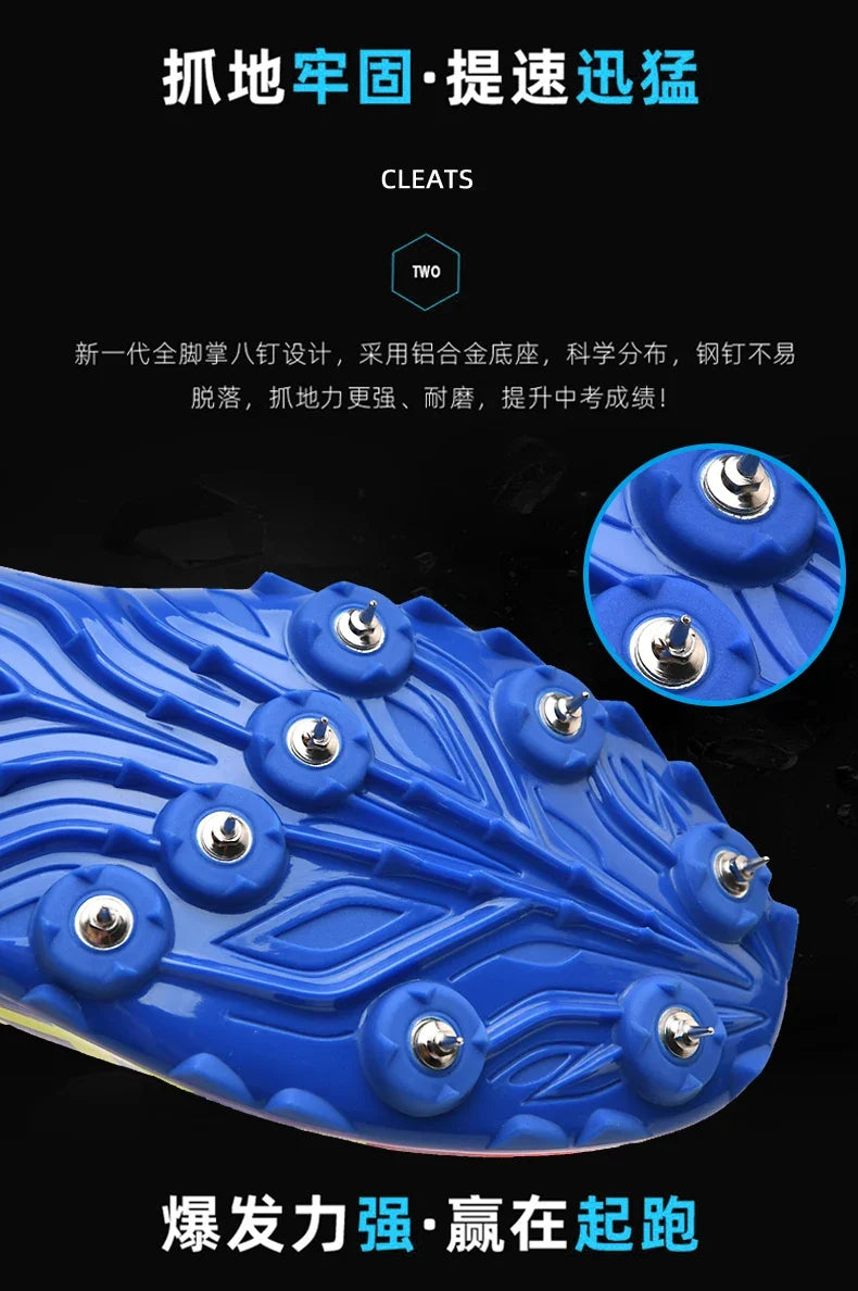 Man Professional Track Spike Shoes Track Field Sport