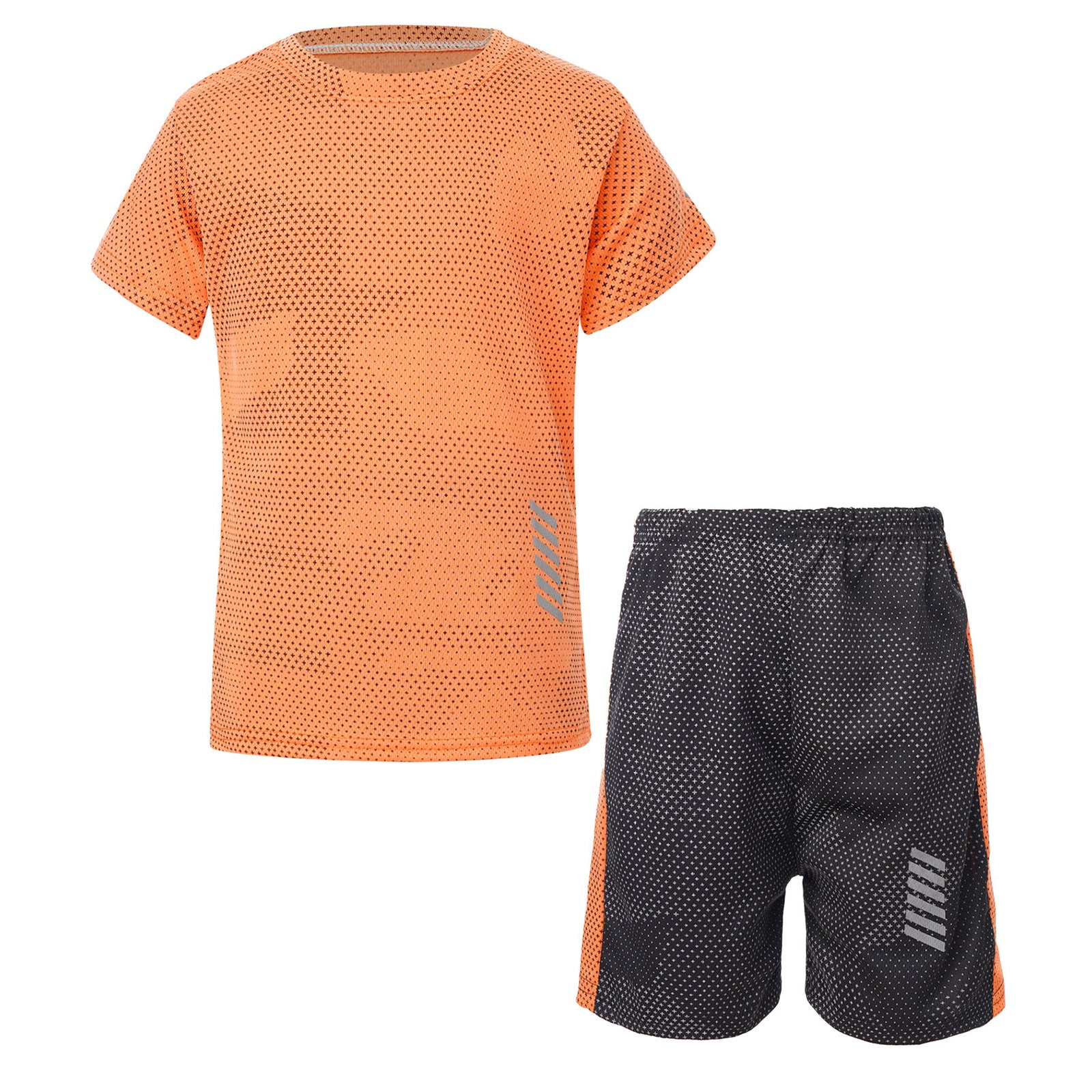 Kids Boys Quickly Dry Breathable Sports Sets Short