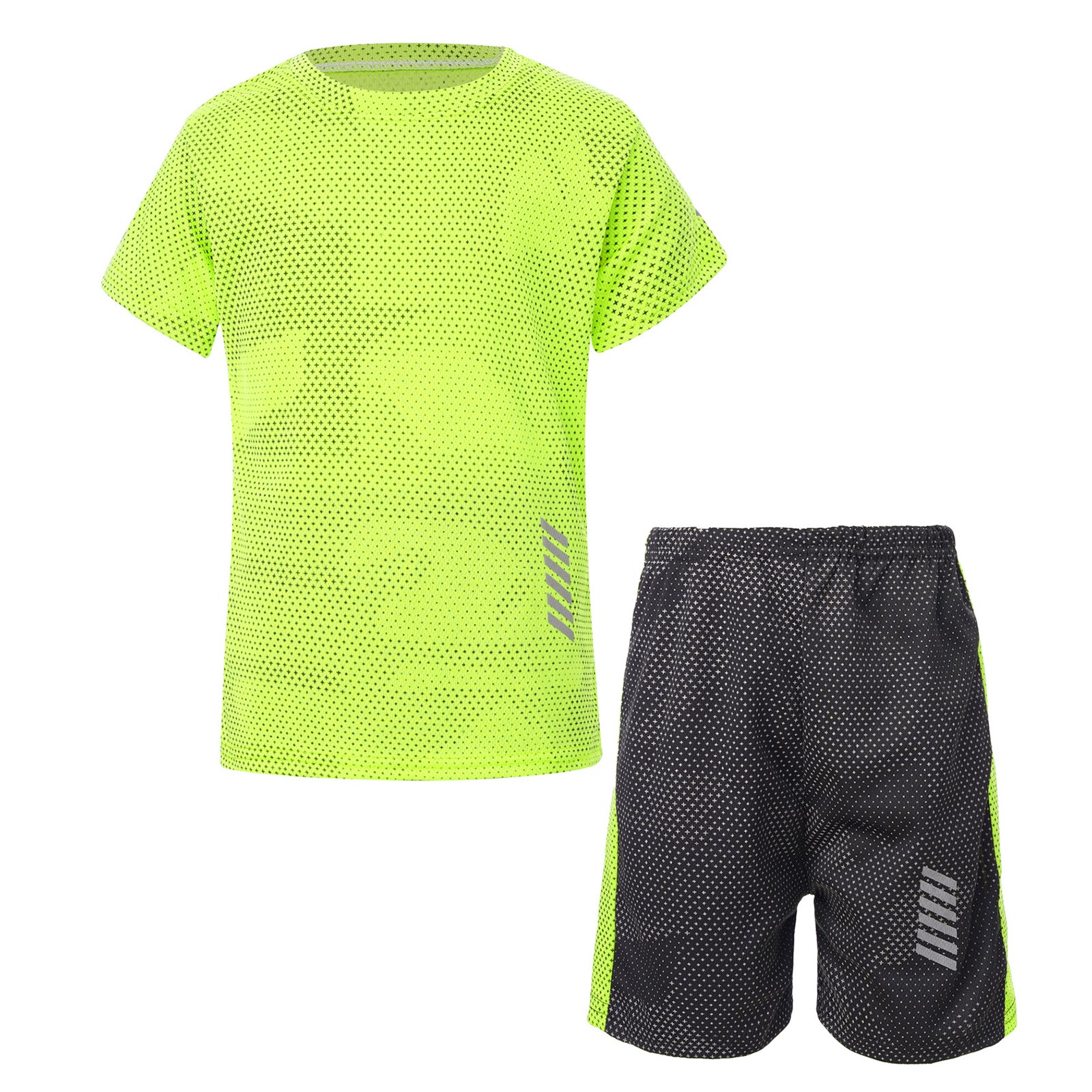 Kids Boys Quickly Dry Breathable Sports Sets Short