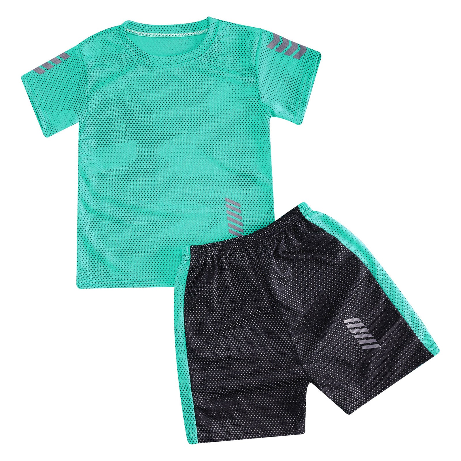 Kids Boys Quickly Dry Breathable Sports Sets Short