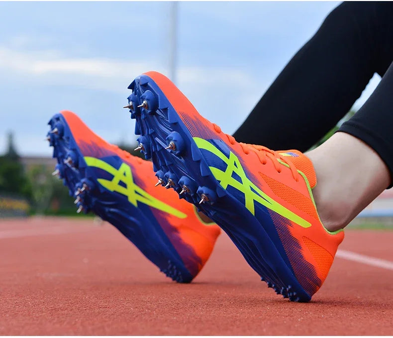 Man Professional Track Spike Shoes Track Field Sport