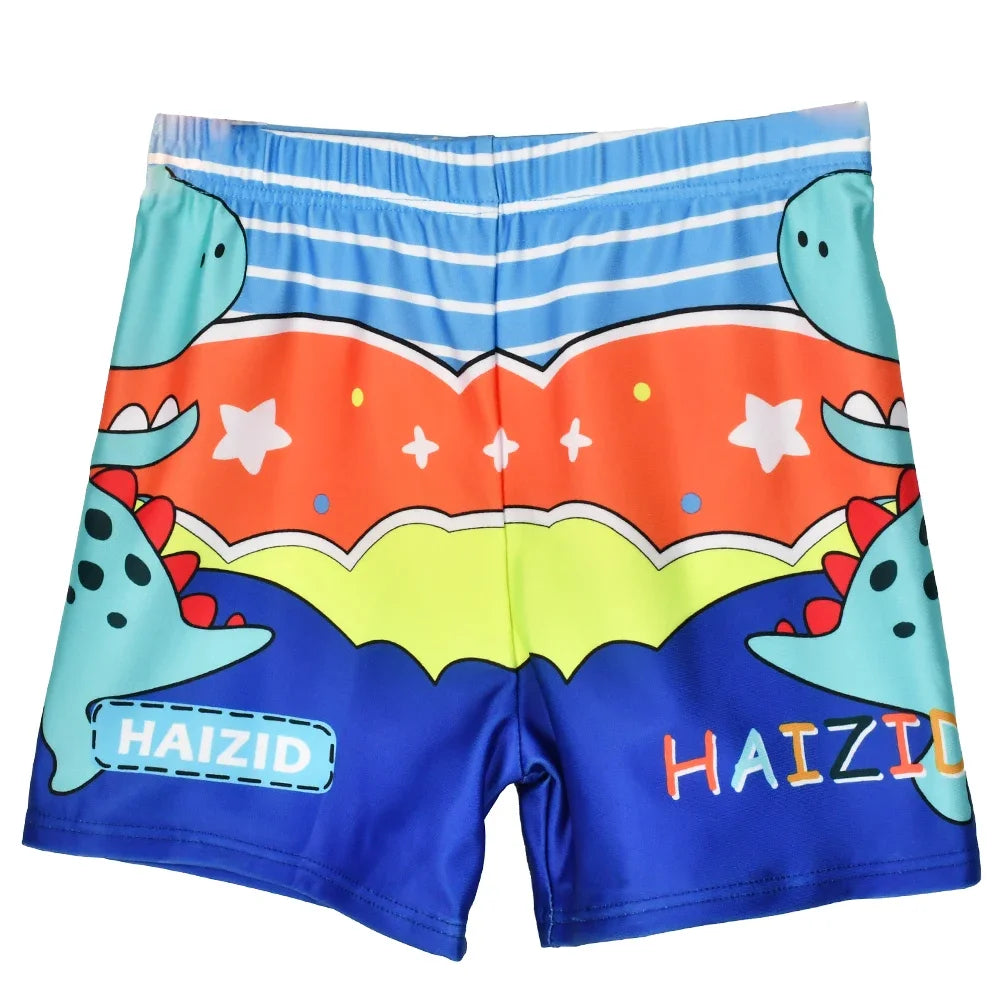 1pc Boys Summer Swim Trunks Kids Cartoon Shark