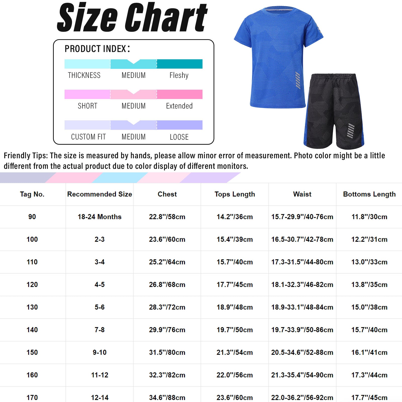 Kids Boys Quickly Dry Breathable Sports Sets Short