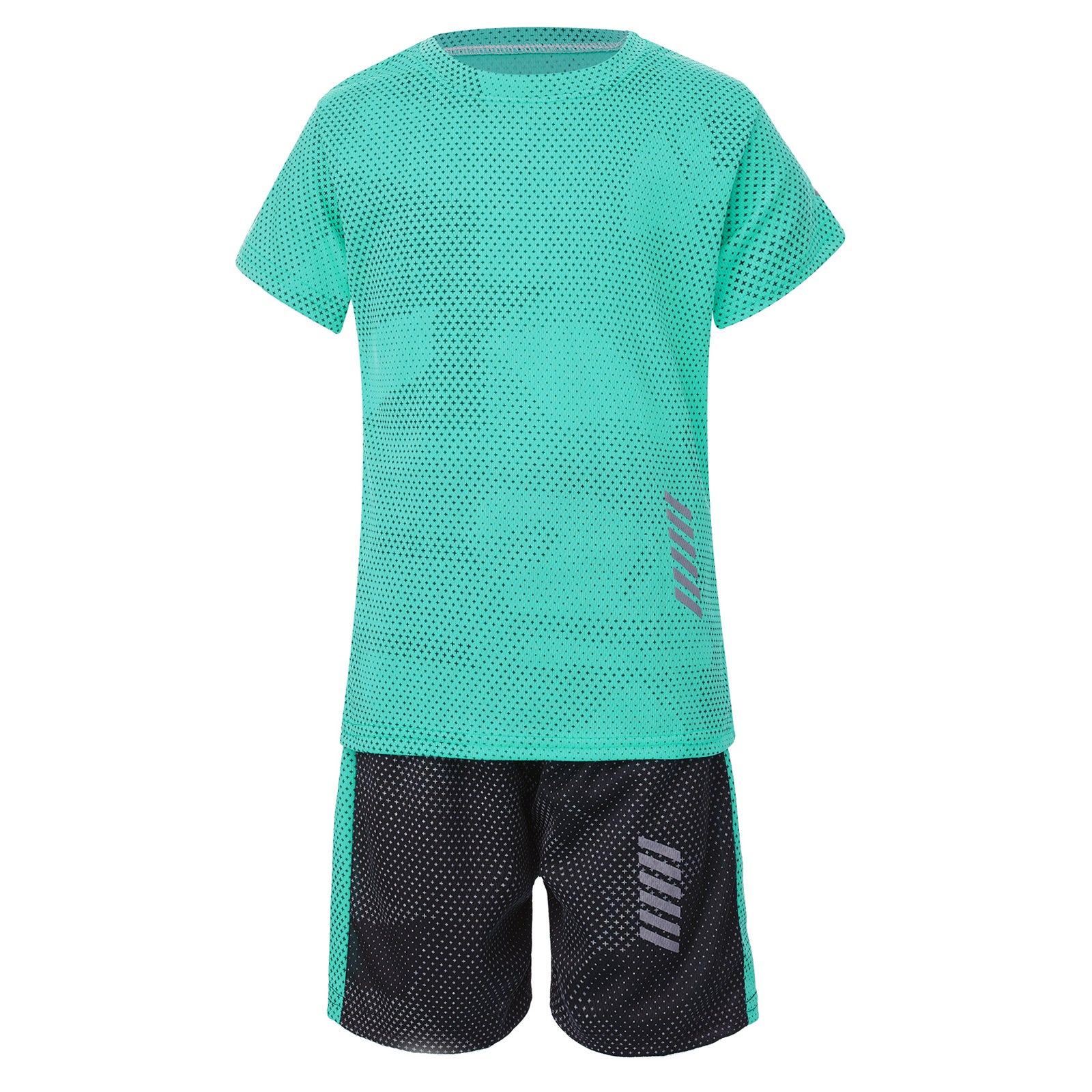 Kids Boys Quickly Dry Breathable Sports Sets Short