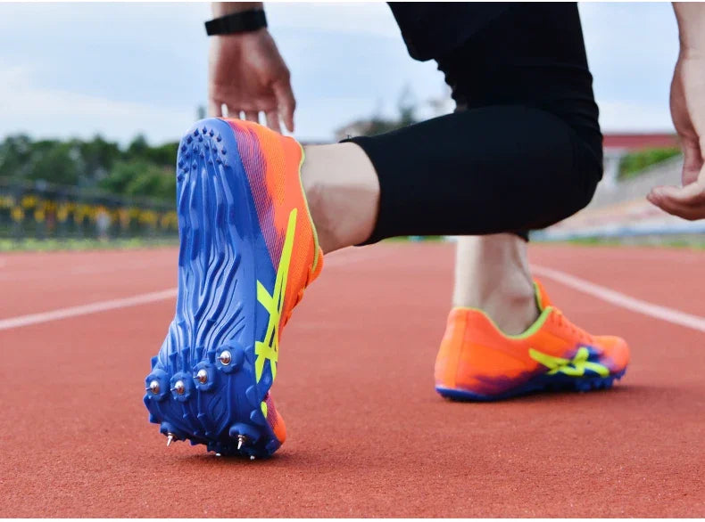 Man Professional Track Spike Shoes Track Field Sport