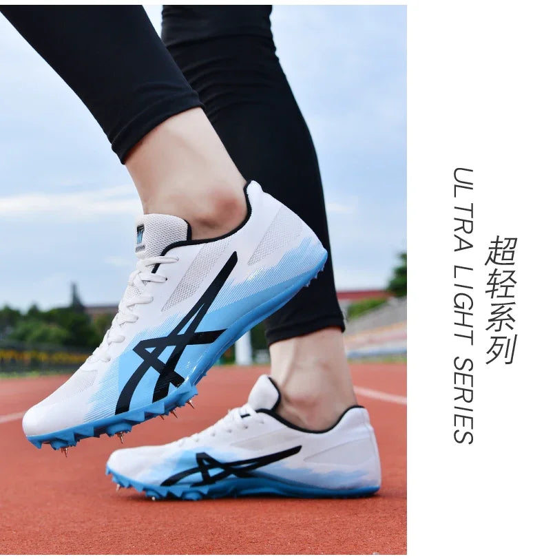 Man Professional Track Spike Shoes Track Field Sport