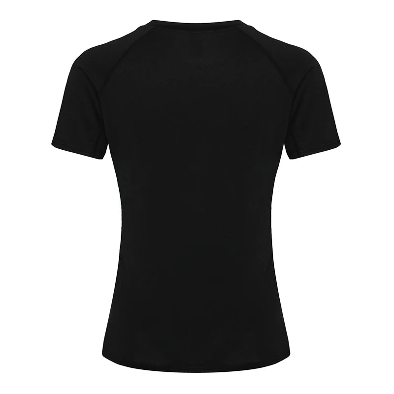 Women's Compression Shirt Short Sleeve Athletic Yoga Running