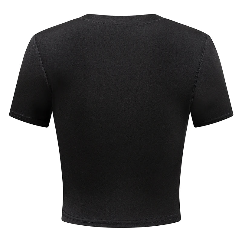 Women's Compression Shirt Short Sleeve Athletic Yoga Running