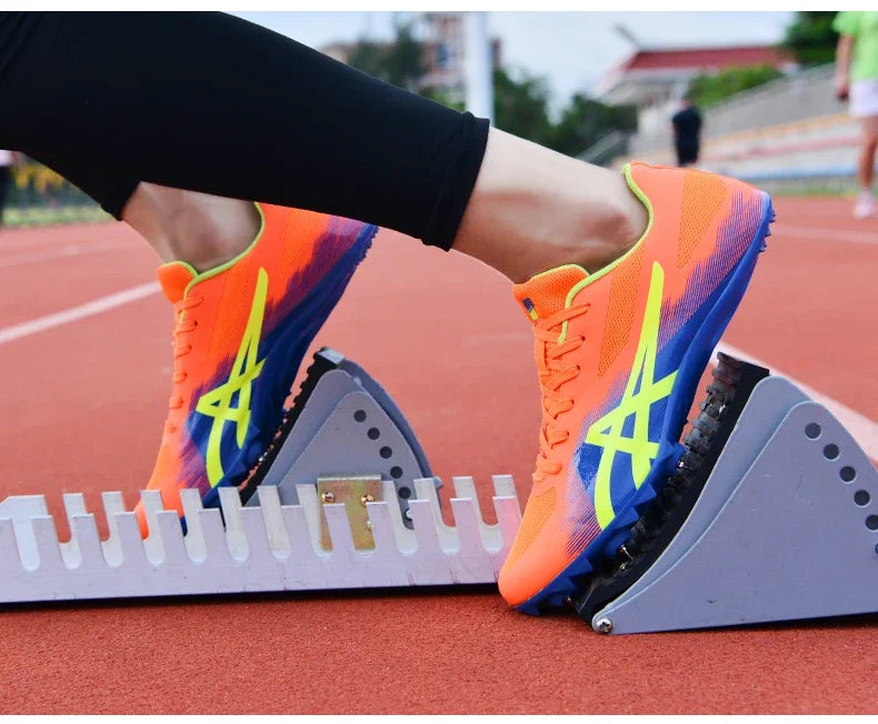 Man Professional Track Spike Shoes Track Field Sport