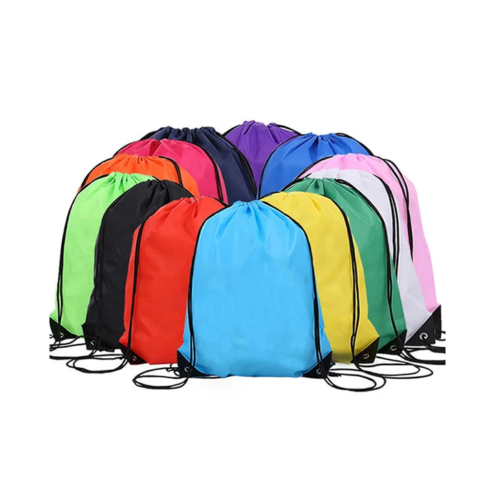 Foldable Drawstring Sports Bag, 7 Colours