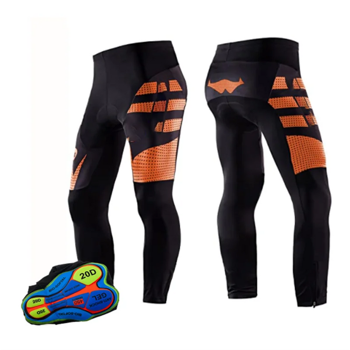 Padded Quick-Dry Long Cycling Tights
