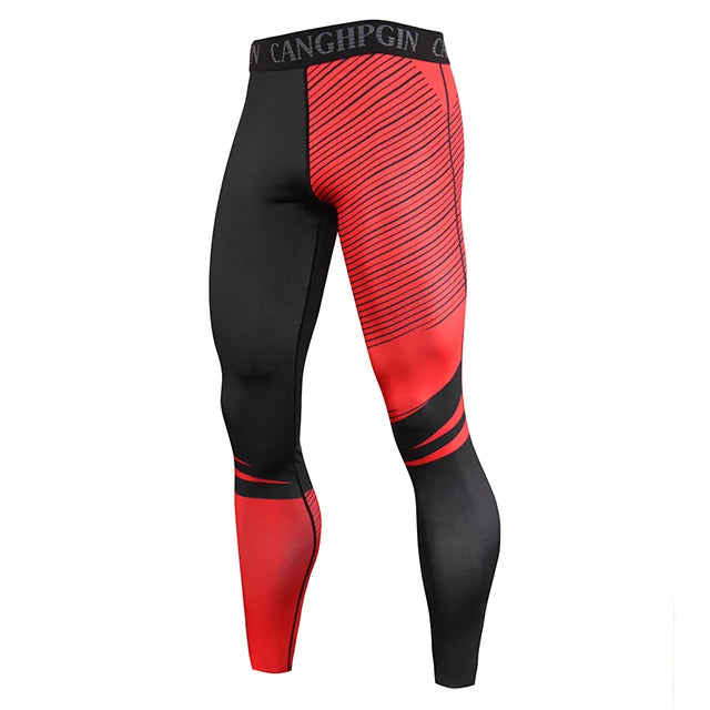 Men's Quick-Dry Compression Running Tights