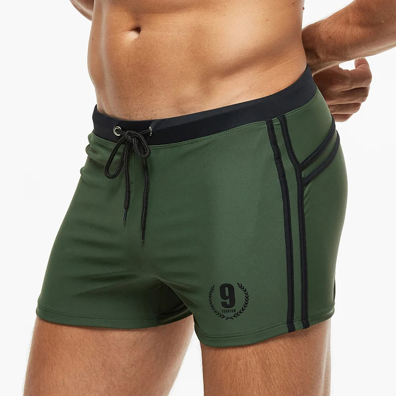 Men's Adjustable-Waist Swim Trunks, M-2XL, image 23 of 24