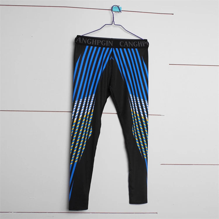 Men's Quick-Dry Compression Running Tights