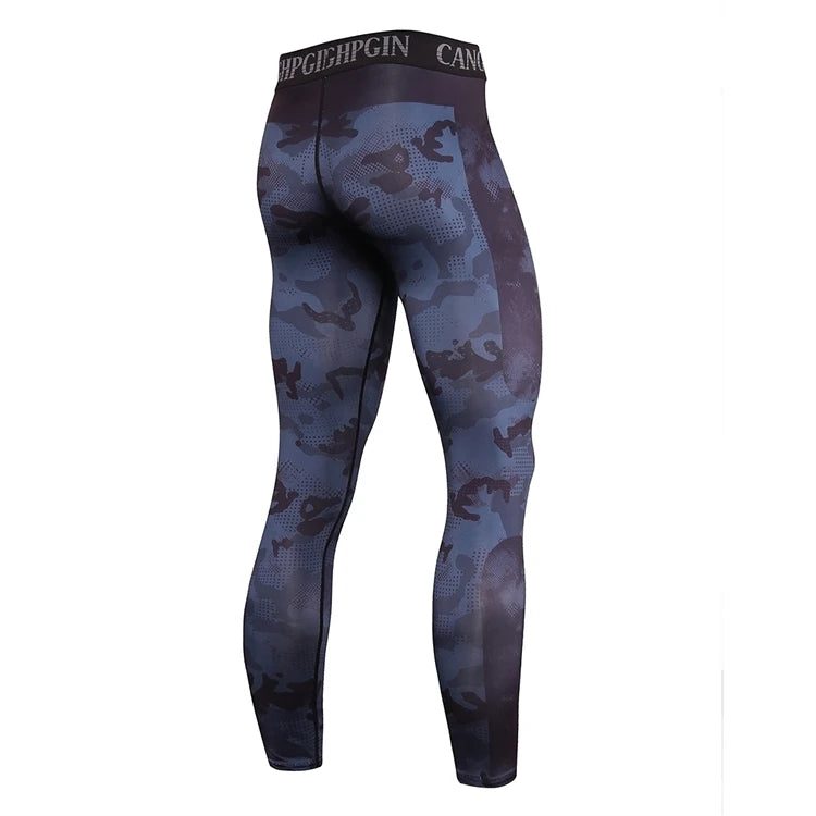 Men's Quick-Dry Compression Running Tights, image 10 of 35