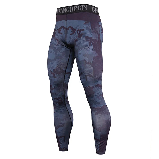 Men's Quick-Dry Compression Running Tights, image 31 of 35