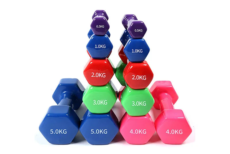 2kg 2.5kg 3kg Fitness Dumbbell Set Non-Slip Dumbbells