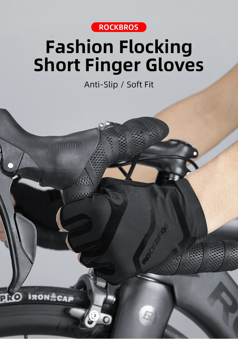 ROCKBROS Half-Finger Padded Cycling Gloves