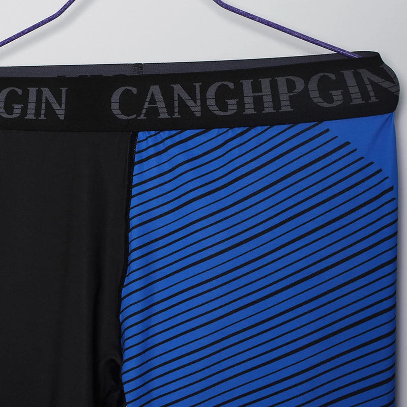 Men's Quick-Dry Compression Running Tights, image 5 of 35