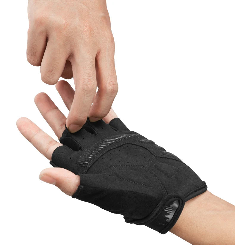ROCKBROS Cycling Gloves Half Finger Shockproof Wear Resistant