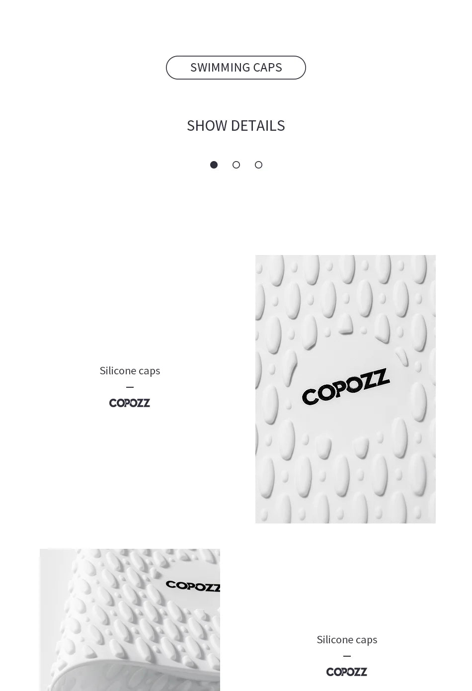 COPOZZ Water Sports Big Men Swimming Cap Pool