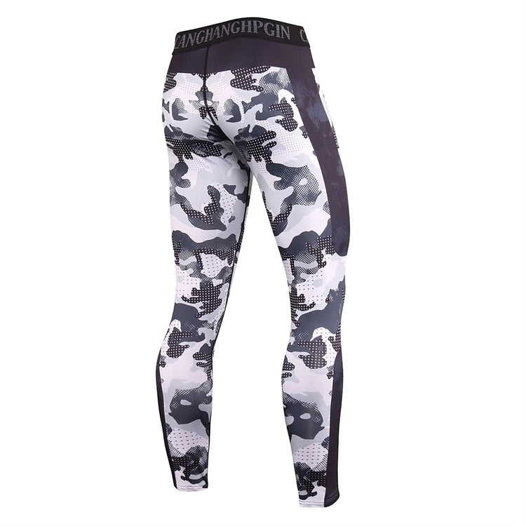 Men's Quick-Dry Compression Running Tights, image 9 of 35