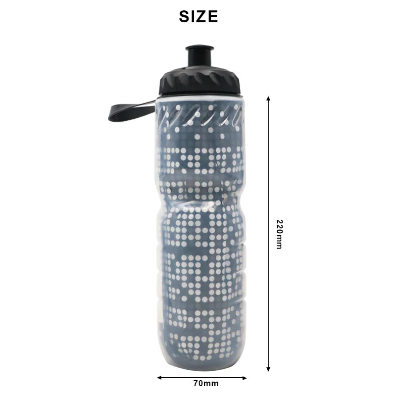 Bicycle Water Bottle Dual Layer Thermal Keep Hot