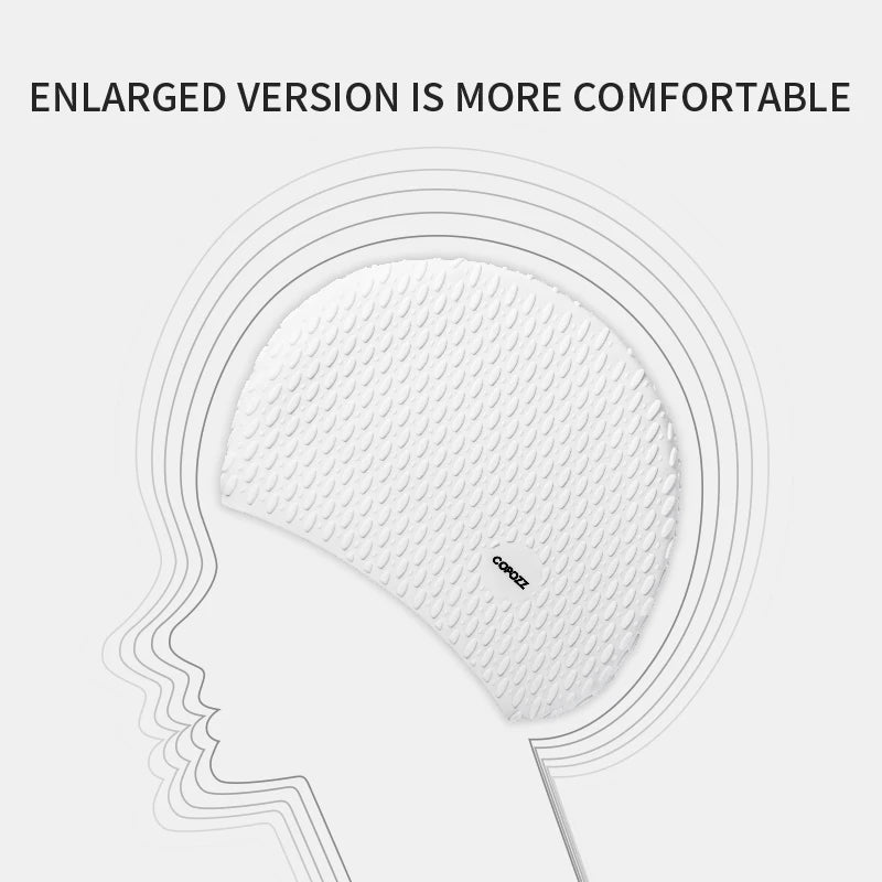 COPOZZ Water Sports Big Men Swimming Cap Pool