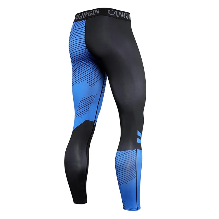 Men's Quick-Dry Compression Running Tights, image 12 of 35