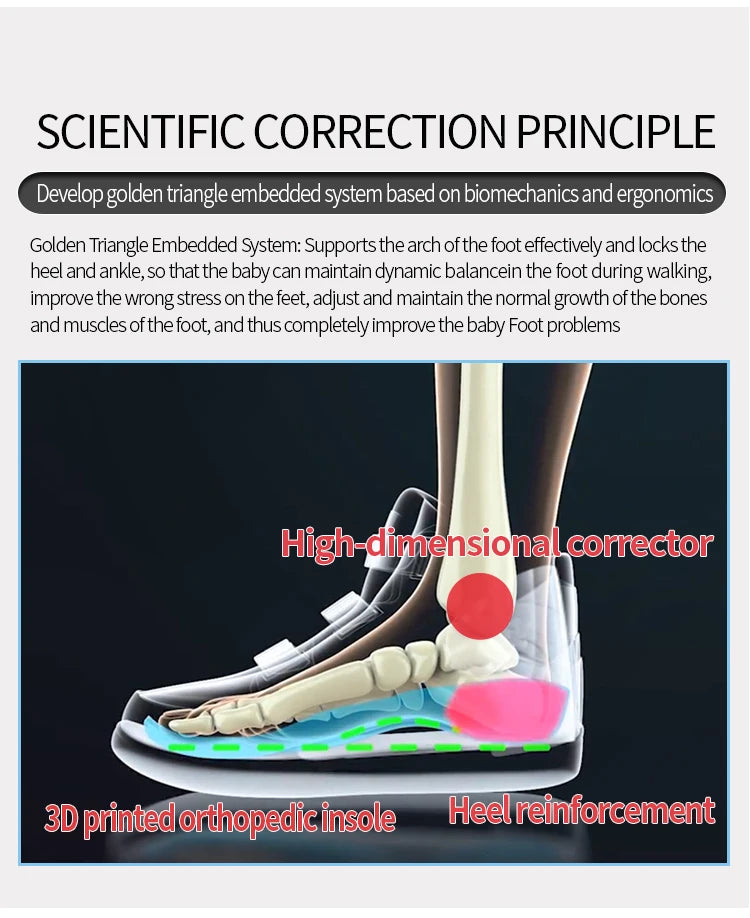 Kids Sneakers Children Orthopedic Shoes, Tip Toe Walking