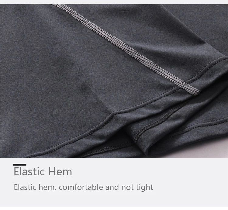 Men Quick Dry Running T-Shirts Compression Sleeveless Quick-drying