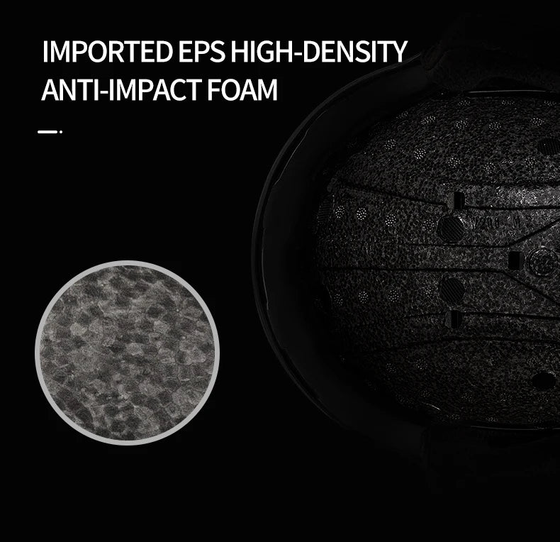 COPOZZ New Ski helmet Cartoons Half-covered Anti-impact Safety