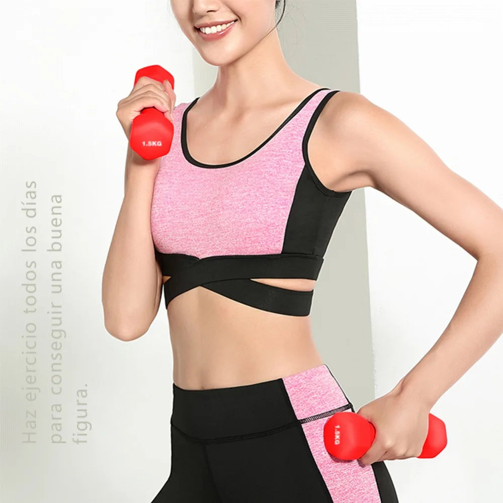 Non-Slip Fitness Dumbbell, 2kg, 2.5kg or 3kg, image 12 of 13