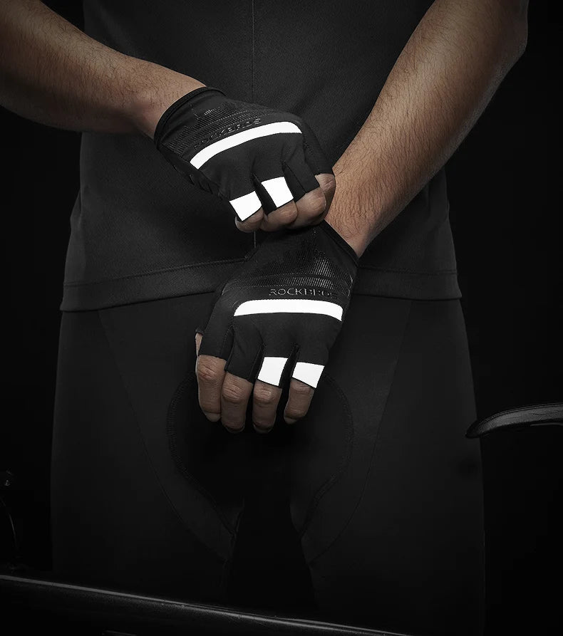 ROCKBROS Cycling Gloves Half Finger Shockproof Wear Resistant