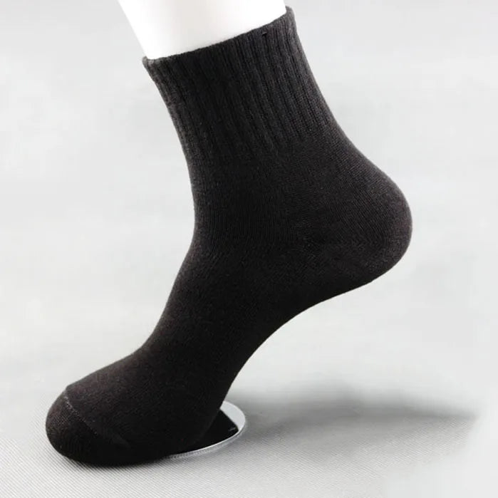 Men's All-Season Cotton Business Socks, 5 Pairs, image 8 of 10