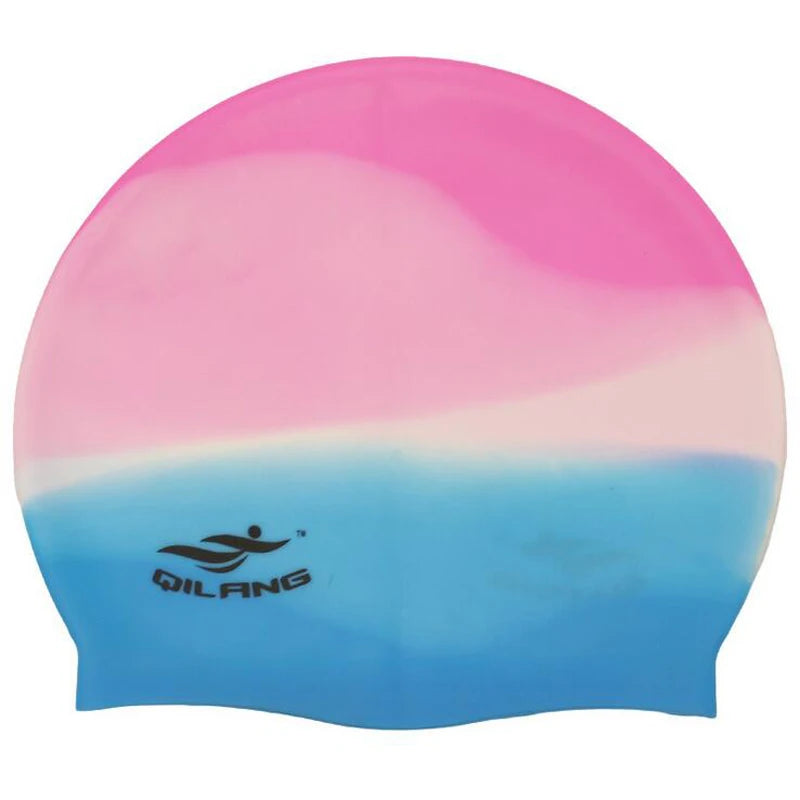 Adult Silicone Swimming Cap, 10 Colours
