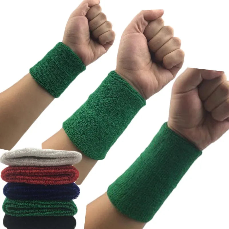1Pcs Wrist Sweatband Tennis Sport Wristband Volleyball Gym
