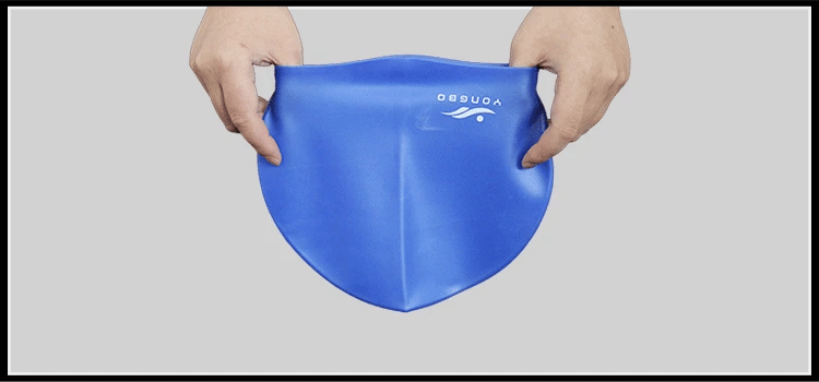 No Fog Head Silicone High-quality Swimming Cap Adults