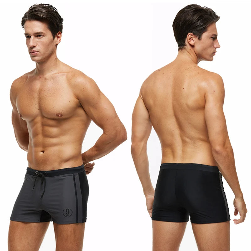 Men's Adjustable-Waist Swim Trunks, M-2XL